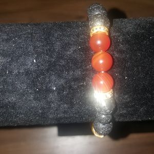 Handmade Wooden and glass beaded bracelet for kids